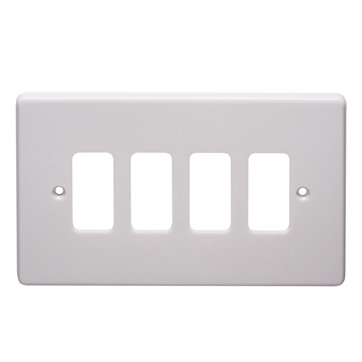 Crabtree 5574 Grid Front Plate 4 Gang