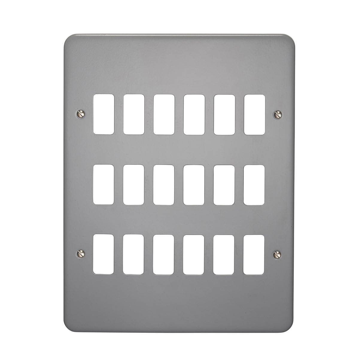 Crabtree 6580/18BG Grid Front Plate 18 Gang