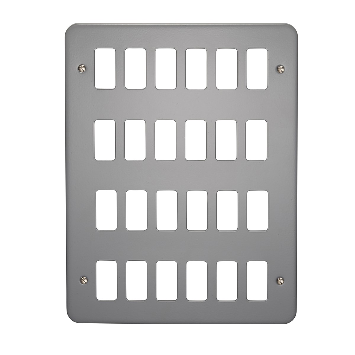 Crabtree 6580/24BG Grid Front Plate 24 Gang