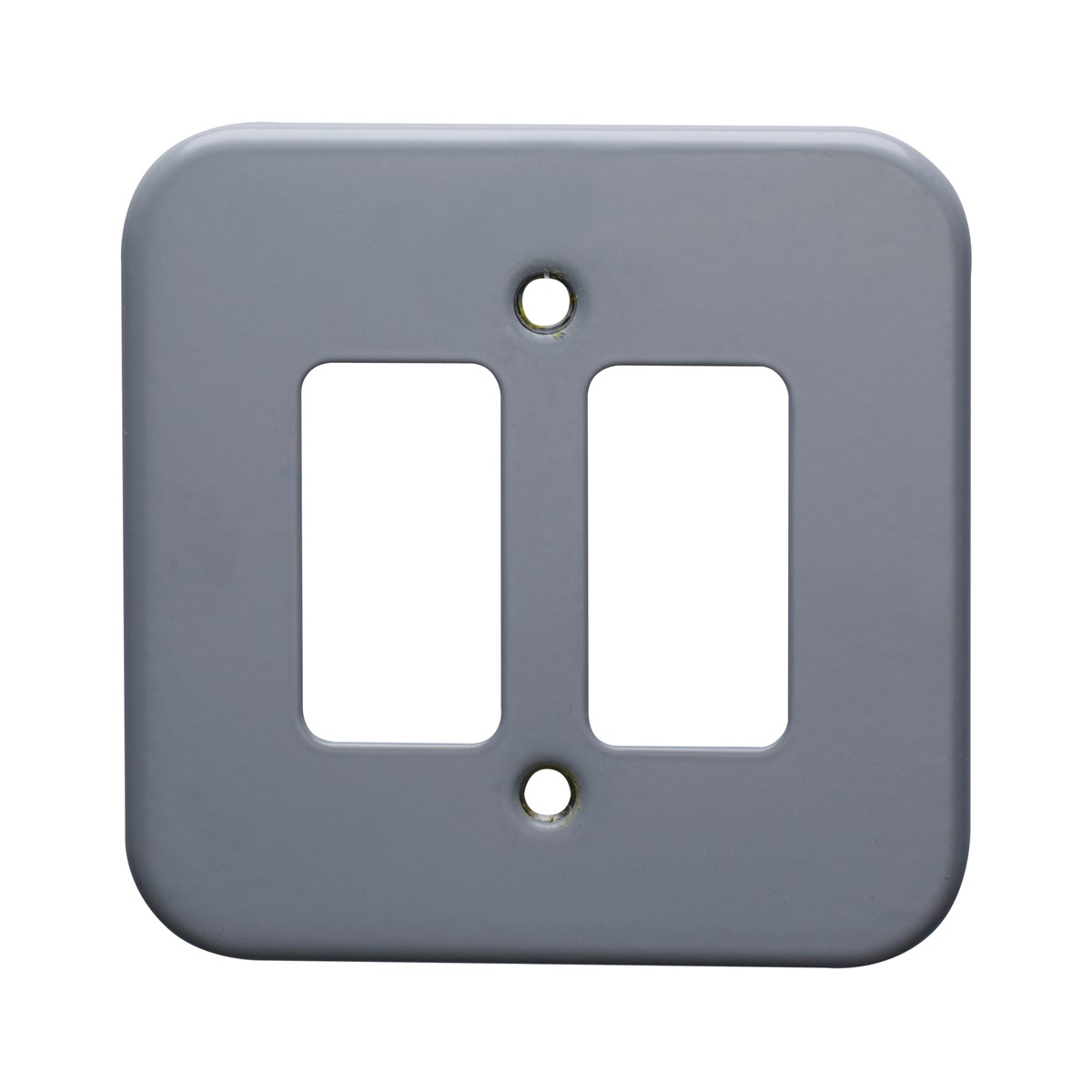 Crabtree 6582/BG Grid Front Plate 2 Gang