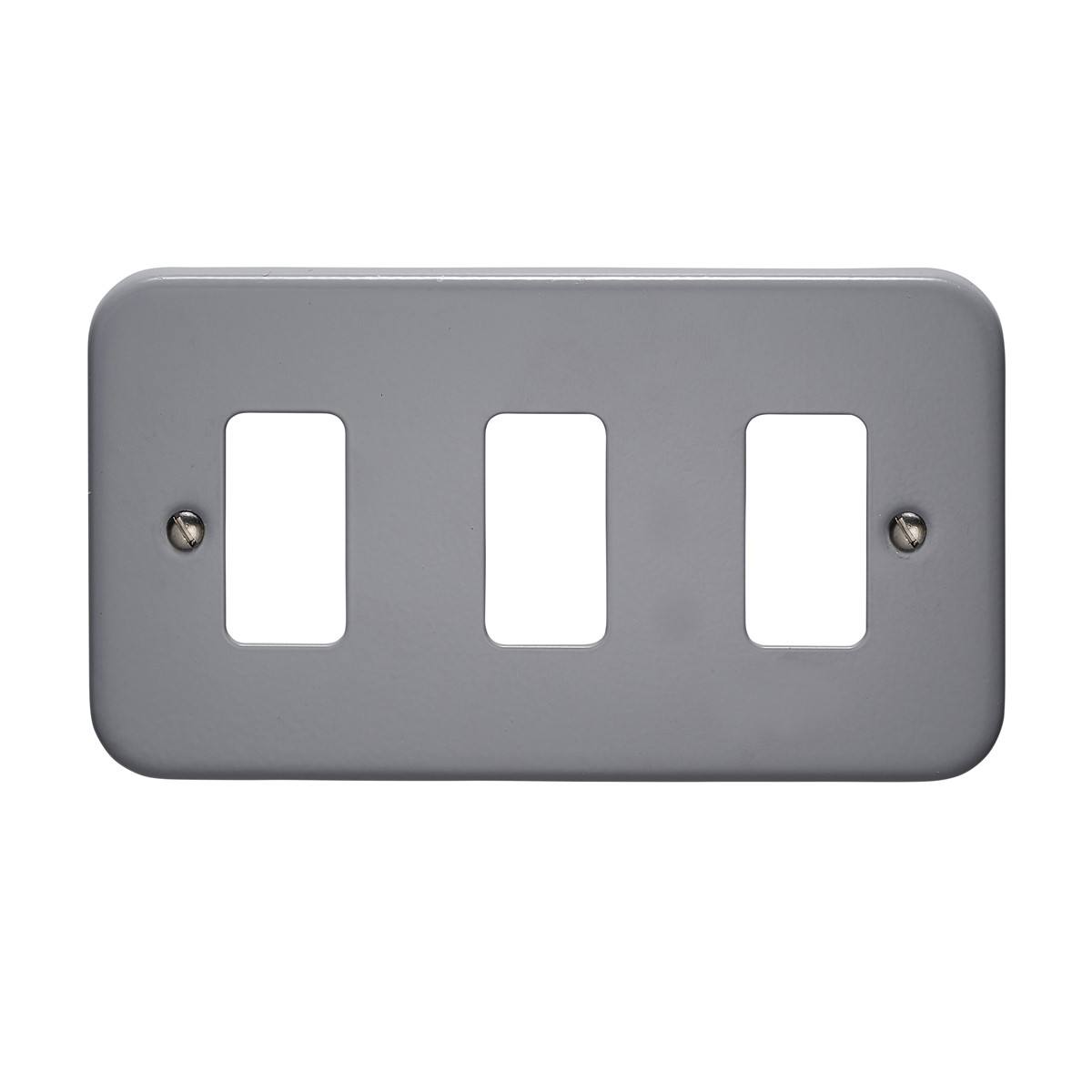 Crabtree 6583/BG Grid Front Plate 3 Gang