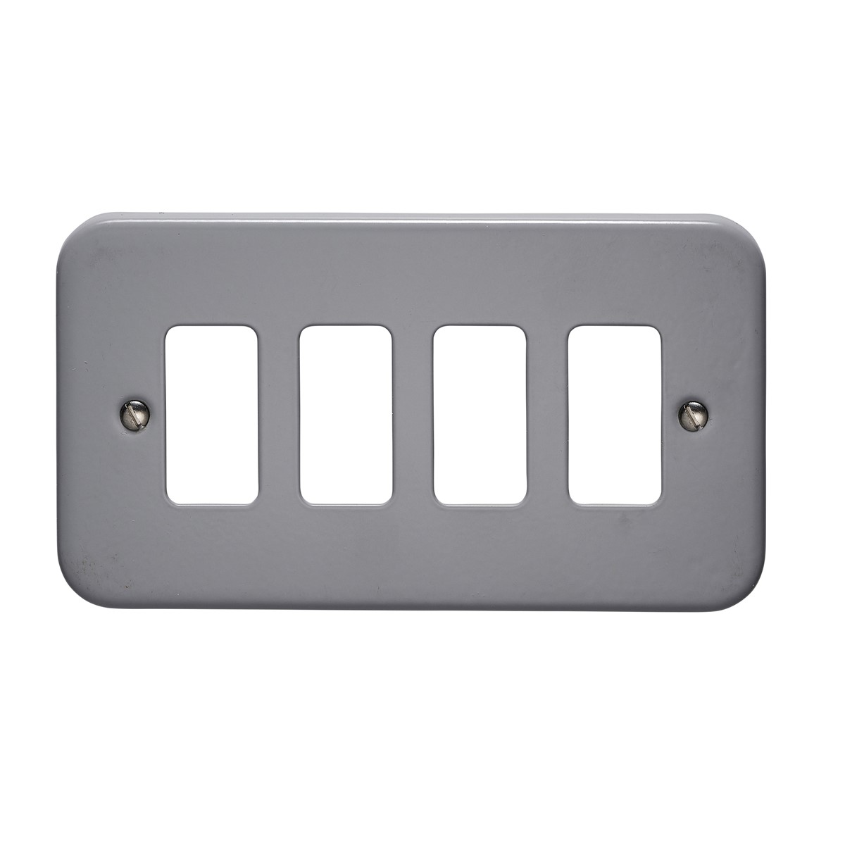 Crabtree 6584/BG Grid Front Plate 4 Gang