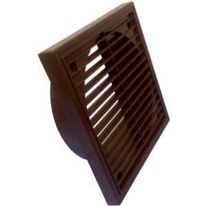 Manrose 1192B 6Inch Fixed Grill Brown