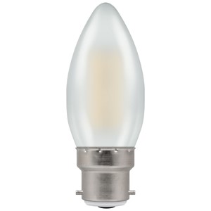 Crompton 7178 LED Candle Filament Lamp - 5W - 2700k - Pearl