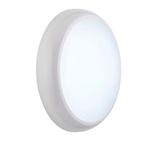 Saxby 95541 HeroPRO LED Bulkhead CCT Tri Wattage Microwave - White