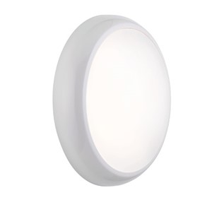 Saxby 95543 HeroPRO LED Bulkhead CCT Tri Wattage Corridor - White