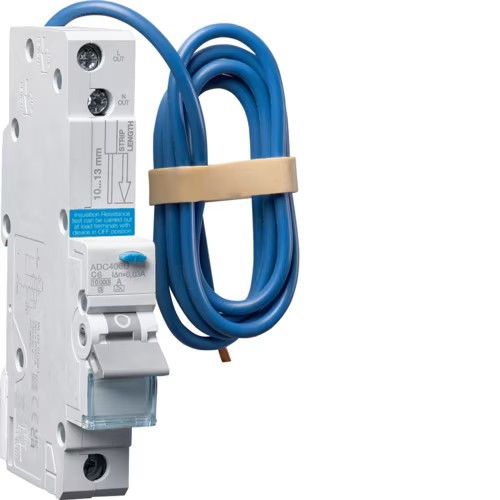 Hager ADC406U SP RCBO C Curve Type A - 6A