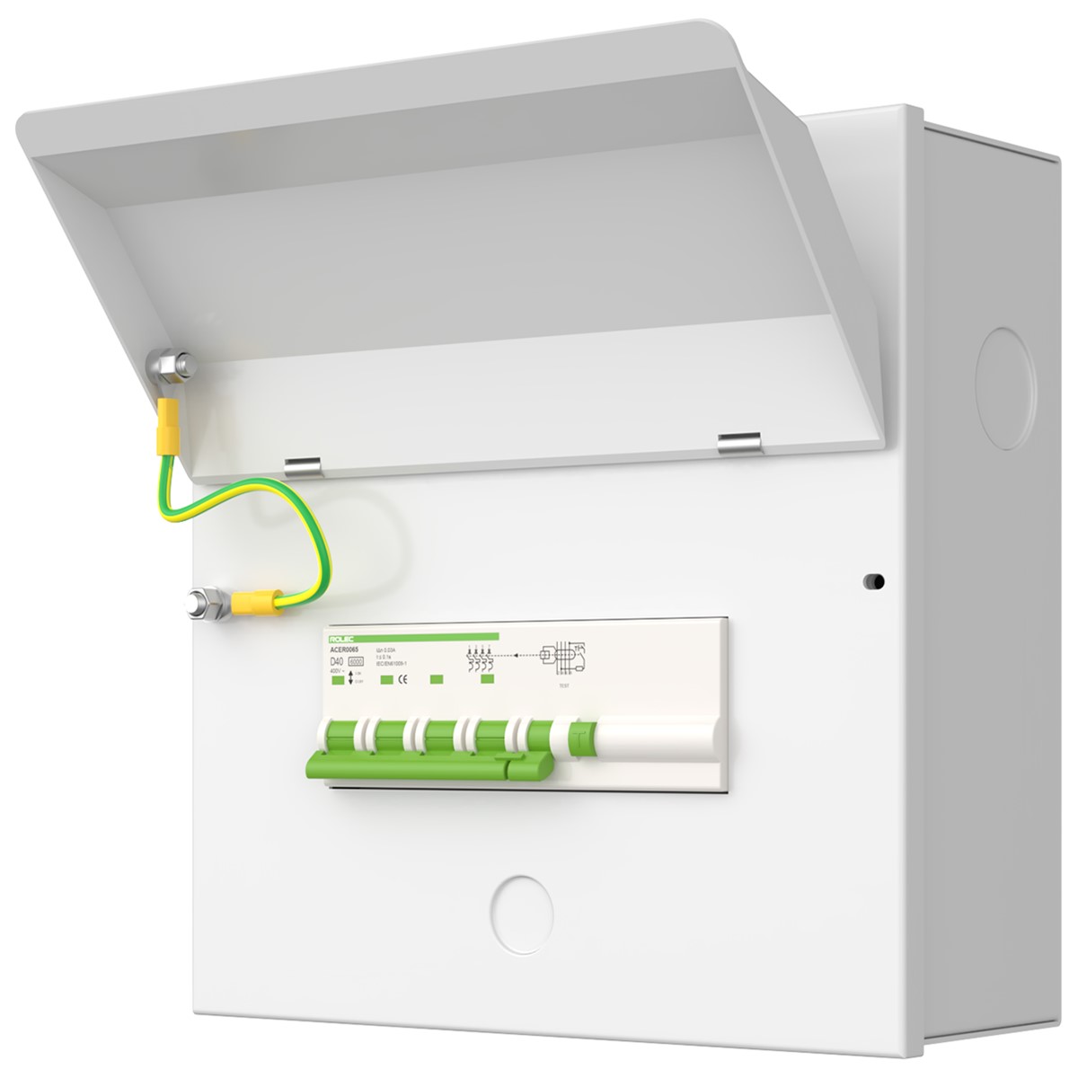 Rolec EVIN0075 TP EV 40A Consumer Unit 4Pole Type A RCBO