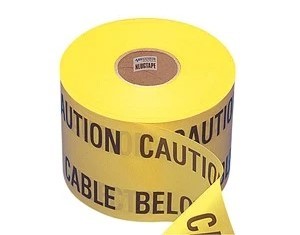 Heptape Warning Tape Electric Cable Below  150mm x 365m