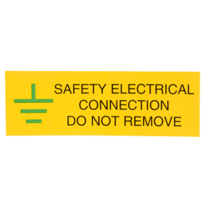 Ind Signs IS0610SA Safety Electrical Conn Label