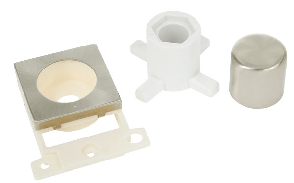 Click MD150SC Mounting Kit for Dimmer Module Satin Chrome