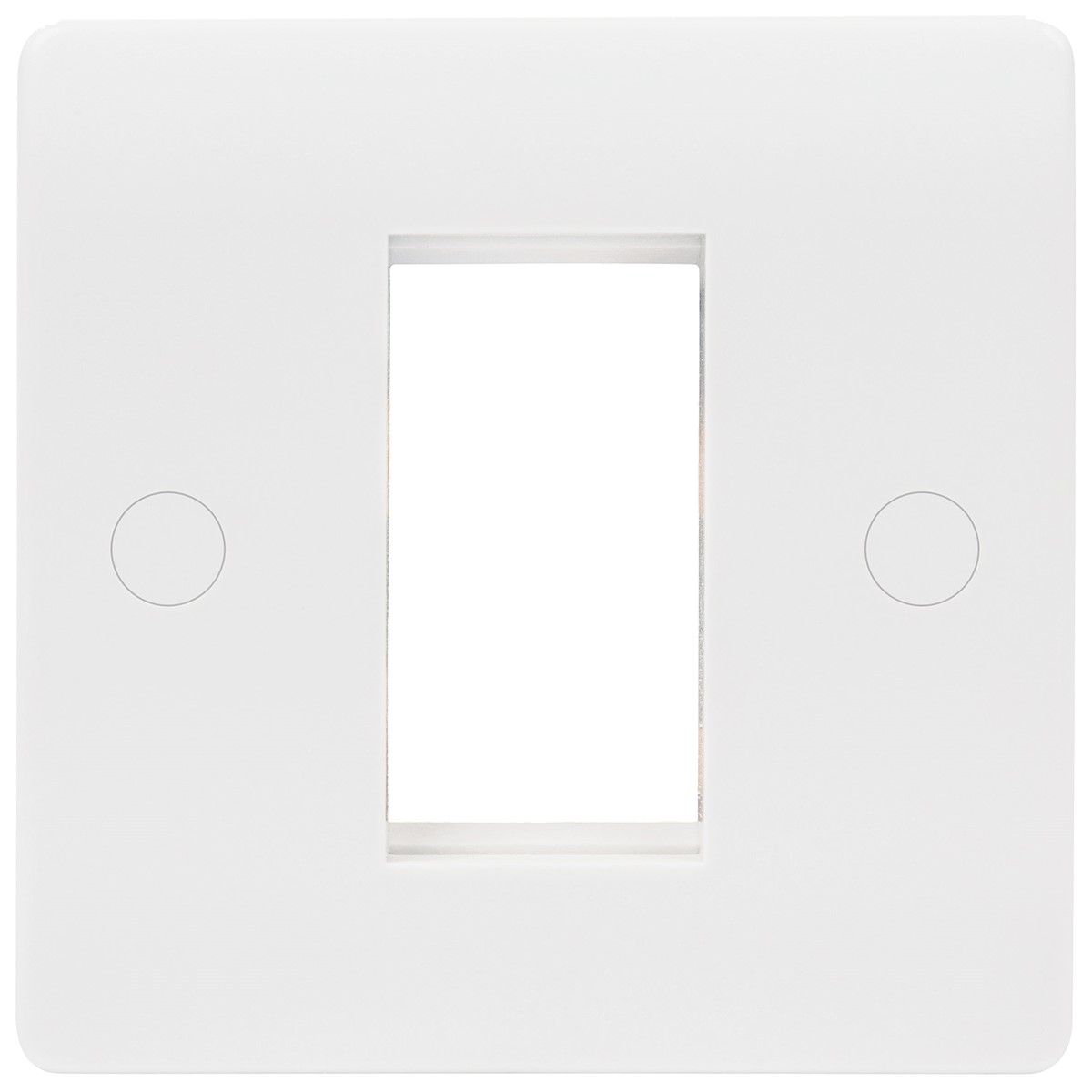 Niglon NMP11 Median 1 Gang Front Plate White