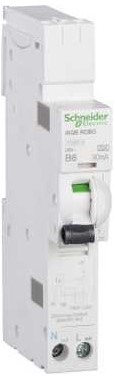 Schneider SEE106B03 RCBO Type B Plug In - 6A