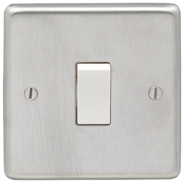 Eurolite SSS1SWW 1 Gang 2 Way Switch Satin Stainless