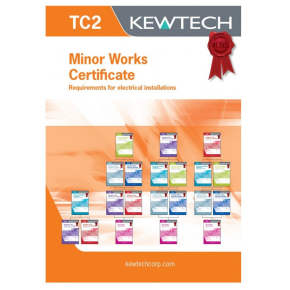 Kewtech TC2 Minor Works Certificate Pad A4x40 Sheets