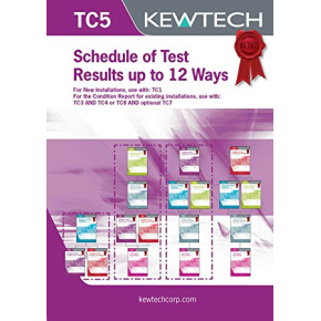 KEWTECH TC5 Test Schedule Pad A4x80Sheet