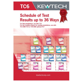 KEWTECH TC6 Test Schedule Pad A4x80Sheet