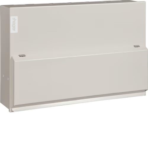 Hager Consumer Unit VML118SPDRK Design10 + T2 SPD - 18 Way